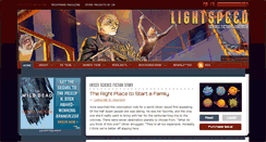 Desktop Screenshot of lightspeedmagazine.com